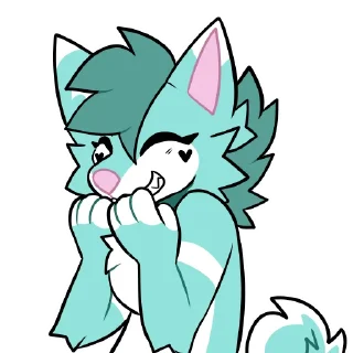 Sticker Saturn Husky! @cosmicsaturn - 10