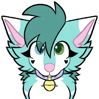 Sticker Saturn Husky! @cosmicsaturn - 0