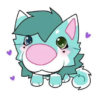 Sticker Saturn Husky! @cosmicsaturn - 8