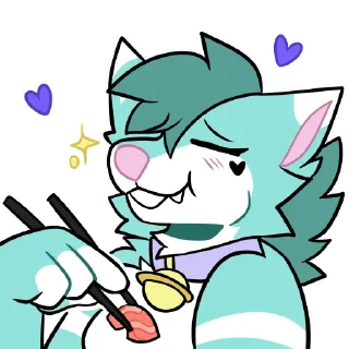 Sticker Saturn Husky! @cosmicsaturn - 5