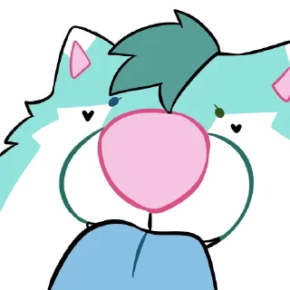 Sticker Saturn Husky! @cosmicsaturn - 3