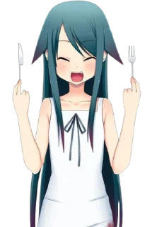 Sticker ᜊ( ' ⩊ '𖦹)ᜊ Saya! by @an1meshn4yawik1pedia - 2