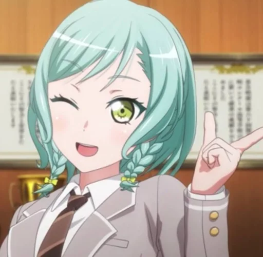 anime cartoon human face