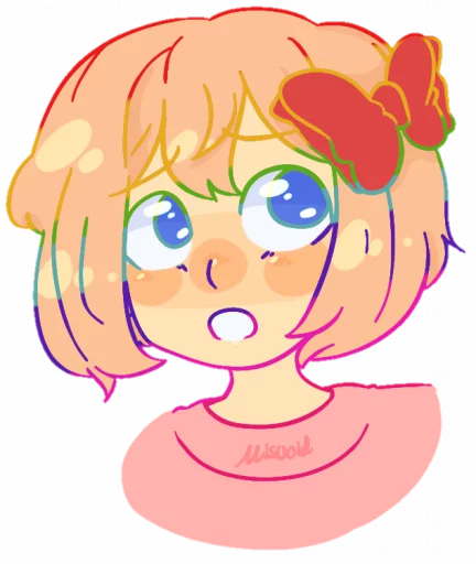 Стикер sayori.chr - 9