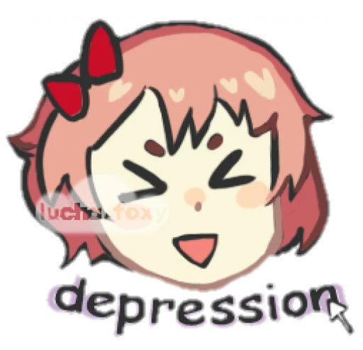 Стикер sayori.chr - 4