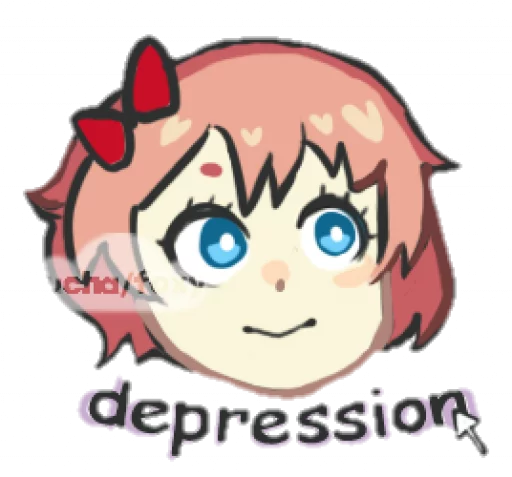 Стикер sayori.chr - 2