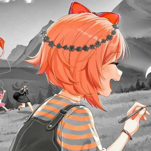 аниме мультфильм cg иллюстрация