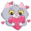 СберКот и Куся @TgSticker - иллюстрация