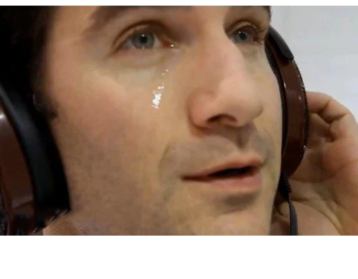 человеческое лицо Человек наушники