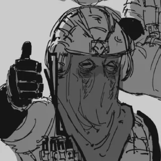 Стикер 𝙆𝙊𝙉𝙄𝙂 @sozdat_stikery_bot - 4