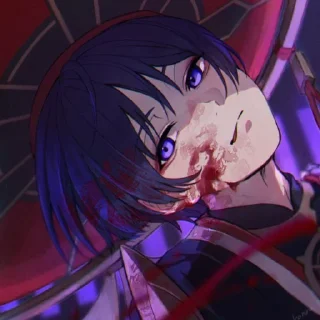 Стикер 𝑠𝑐ₐᵣₐ𝑚ₒᵤ𝑐ⲏₑ by: [@jekdmenj] - 5