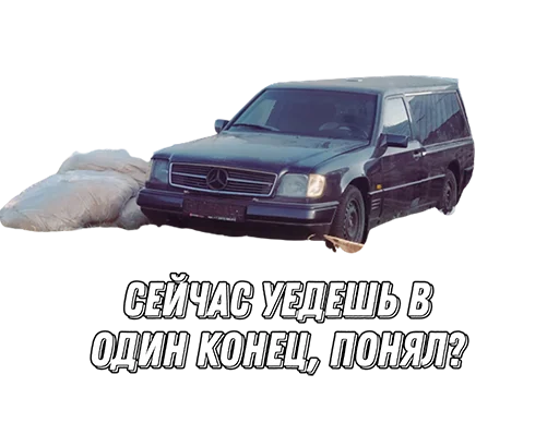 Стикер suicidemercedes - 7