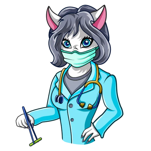 Стикер Наука для котиков (@science4cats) - Учёные - 8