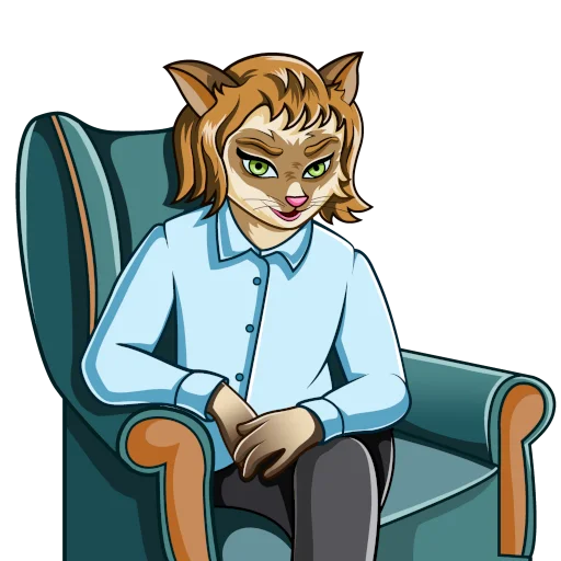 Стикер Наука для котиков (@science4cats) - Учёные - 5