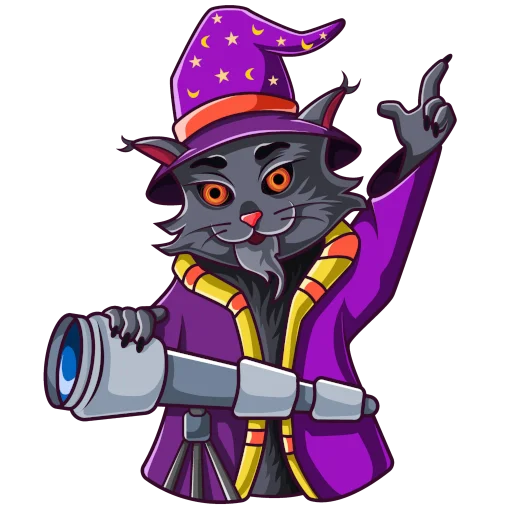 Стикер Наука для котиков (@science4cats) - Учёные - 0