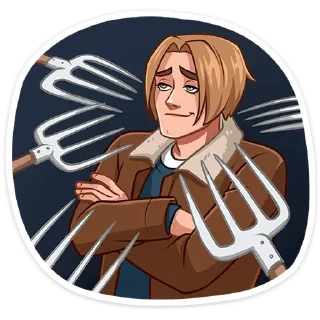 Sticker Скотт от @TgSticker - 7