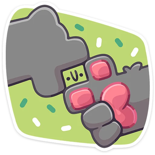 Sticker scratchy_paws_vk - 1