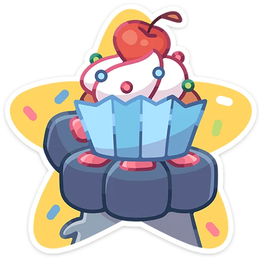 Sticker scratchy_paws_vk - 1