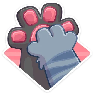 Sticker Лапки-царапки • @TgSticker - 11
