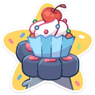 Sticker Лапки-царапки • @TgSticker - 2