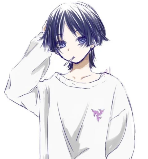 anime sketch drawing