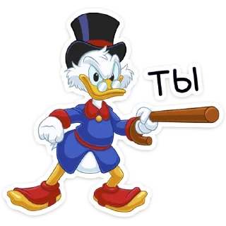 Стикер Скрудж МакДак - 2
