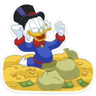 Стикер Скрудж МакДак - 0