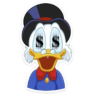 Стикер Скрудж МакДак - 9