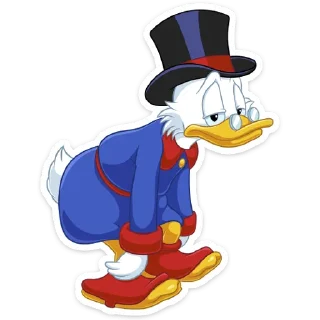 Стикер Скрудж МакДак - 11