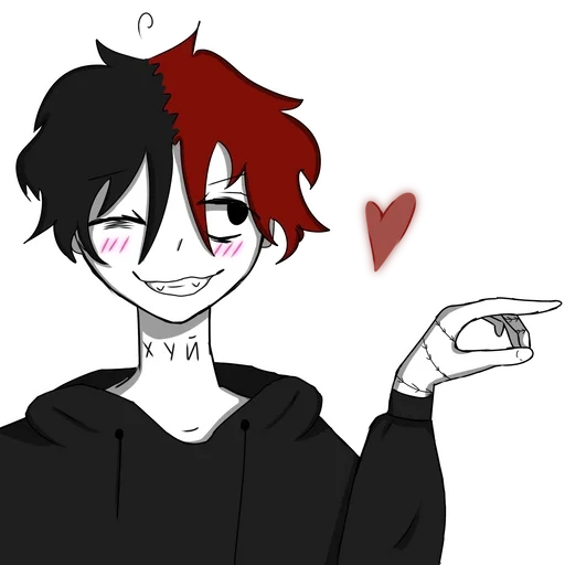 эскиз иллюстрация аниме