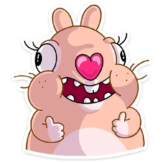 Стикер Кролик Себастьян • @TgSticker - 7