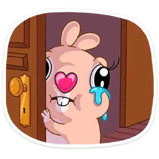 Стикер Кролик Себастьян • @TgSticker - 5