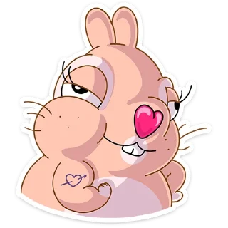 Стикер Кролик Себастьян • @TgSticker - 10