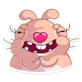Стикер Кролик Себастьян • @TgSticker - 0