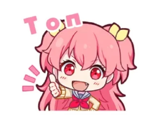 Sticker Секай головного мозга @anime4_arts - 4