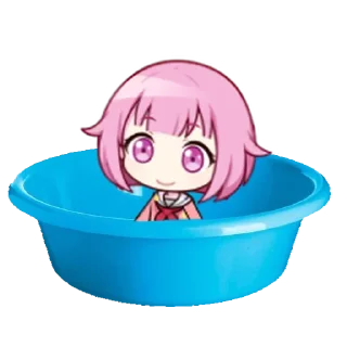 Sticker секай на дне тазика - 2