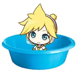 Sticker секай на дне тазика - 10