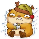 Sticker Новогоднее настроение - 7