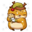 Sticker Новогоднее настроение - 9