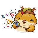 Sticker Новогоднее настроение - 3