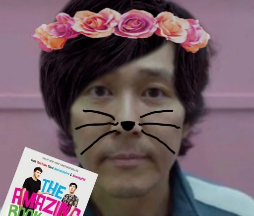 human face rose glasses