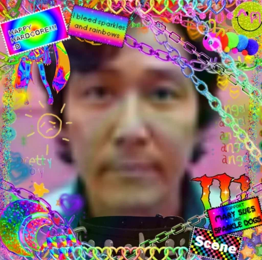 human face colorfulness art