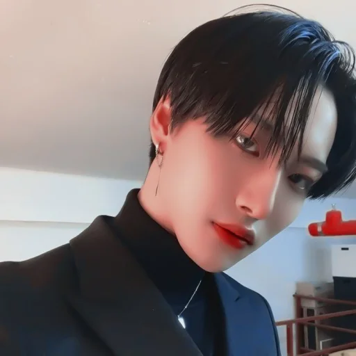 person indoor human face