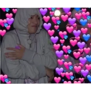 Стикер сердечки - 0