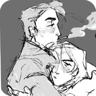 Sticker сероволки🙌🏻 - 1