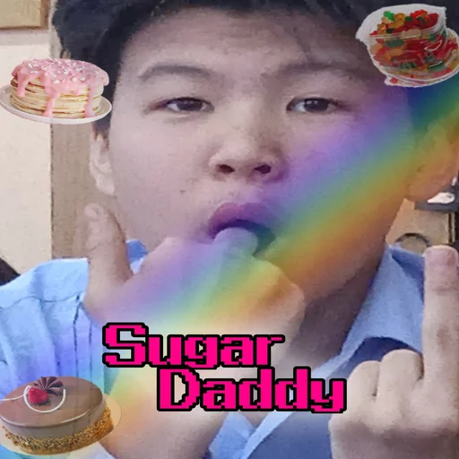 person rainbow human face