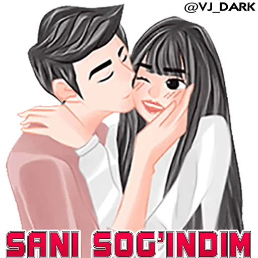 Sticker ❤️SEVGIM❤️  by  @VJ_DarK - 10