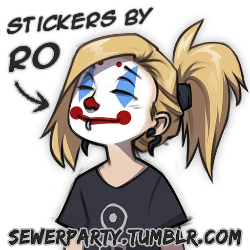 Sticker sewerclown - 1