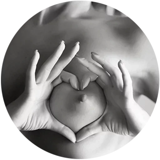 black and white hand art