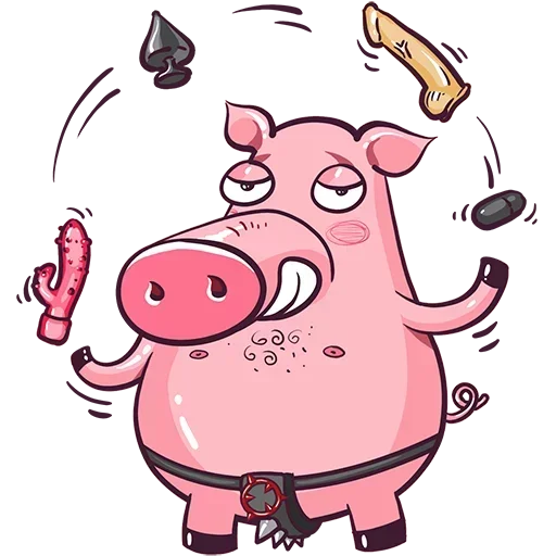 Sexy pig @pornostikery ⬅️🔞 - мультфильм